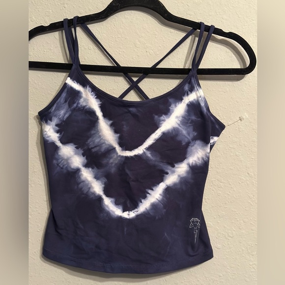 NWOT ELECTRIC & ROSE
Tie-Dye Active Crop Top XS - Picture 1 of 11